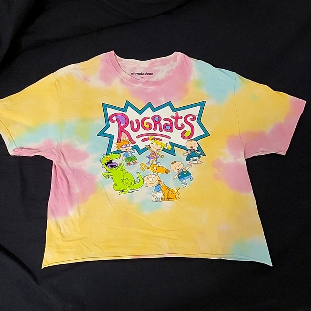 Cropped Rugrats Tie-Dye Tshirt